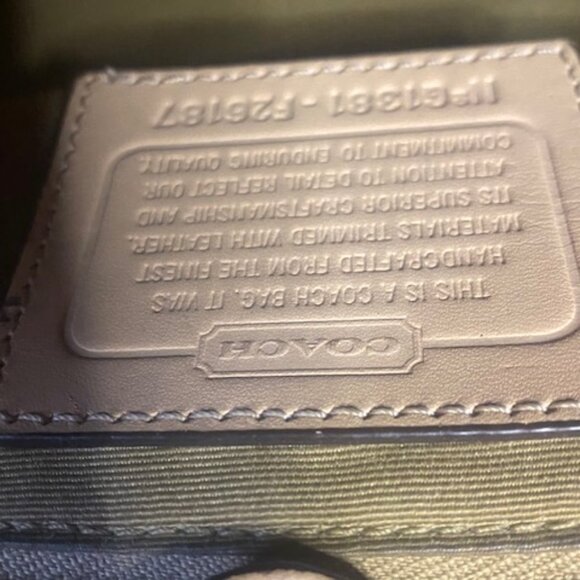 Coach Signature Peyton Double Zip Carryall Shoulder Bag - Picture 5 of 8